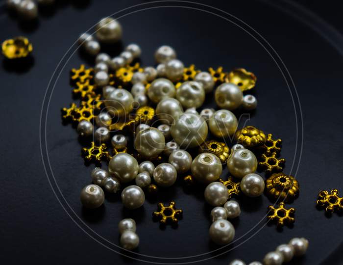 pearls and beads