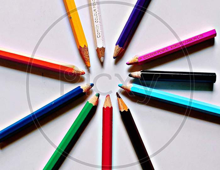 Pencil colours