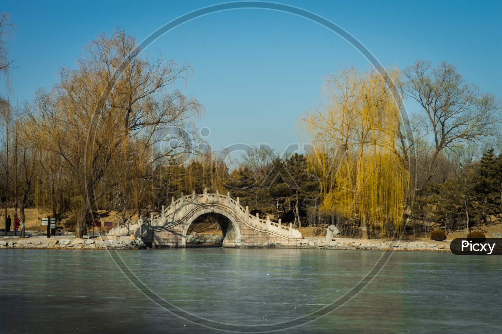 Imperial Gardens Of The Old Summer Palace (Yuanming Yuan) In Beijing, China