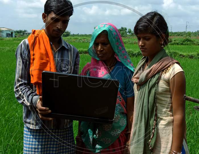Indian Villager Computer Educational Program For Modern Era.