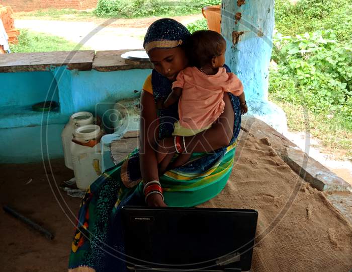 Indian Villager Computer Educational Program For Modern Era.