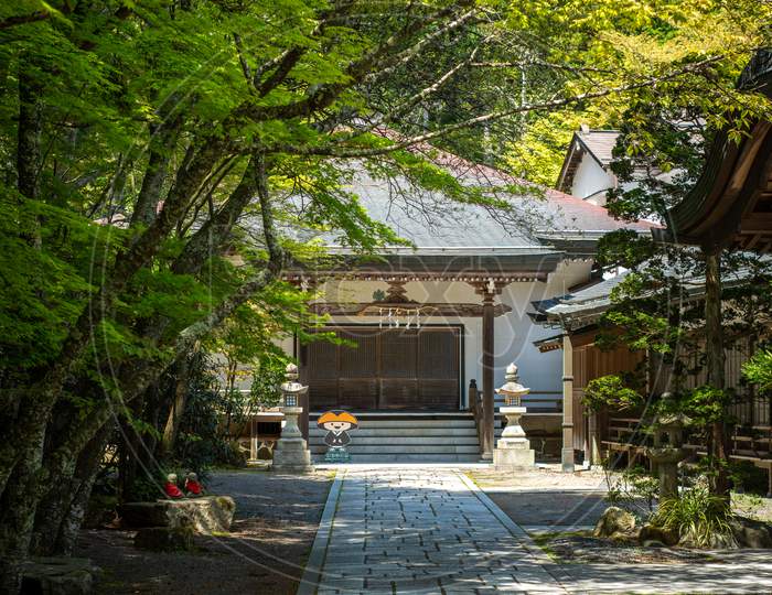 Buddhist Temple At The Koyasan Mount Koya In Wakayama, Japan