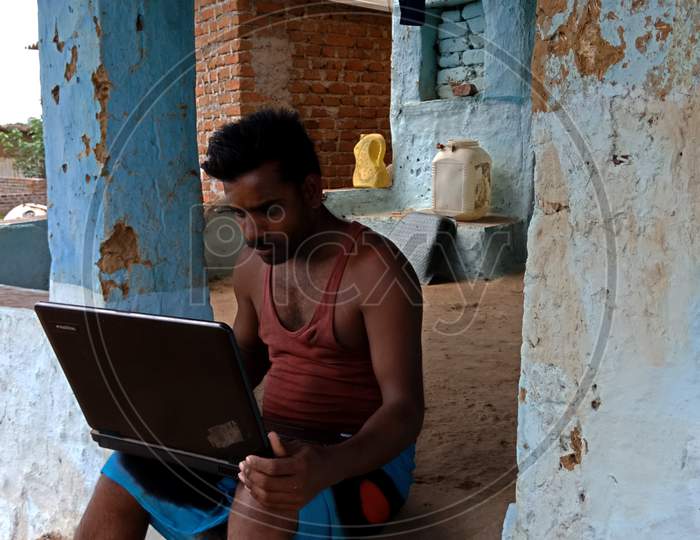 Indian Villager Technology Learning Program For Digital Awareness.