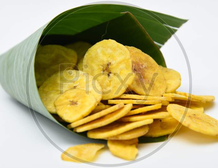 Kerala snack Banana chips for Onam festival