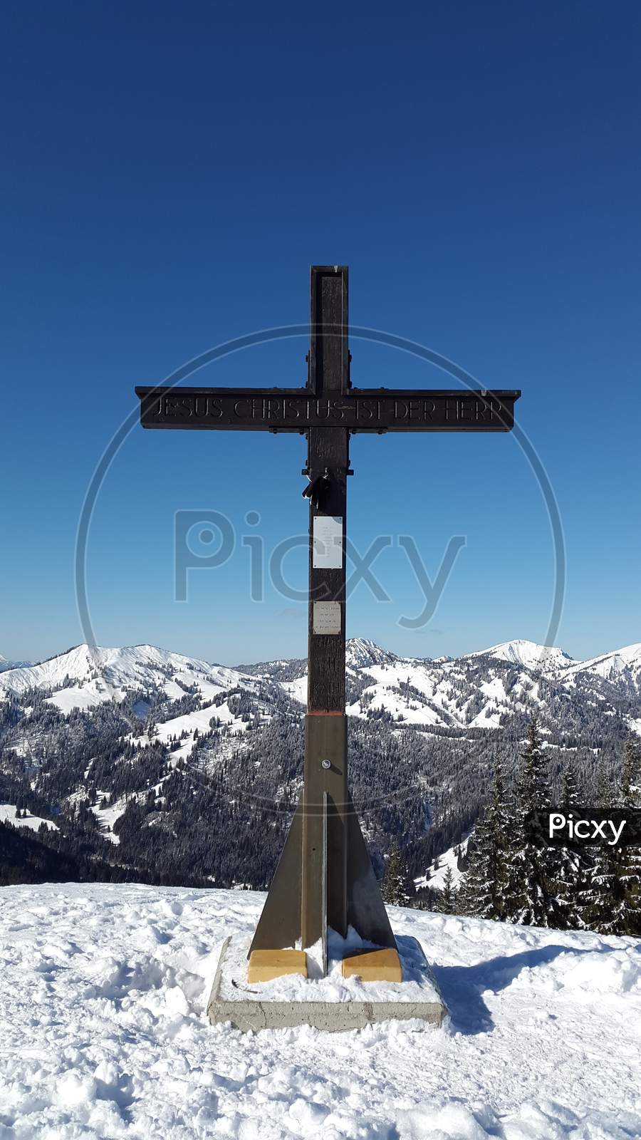 Rangiswanger Horn Allgäu Winter Summit Cross