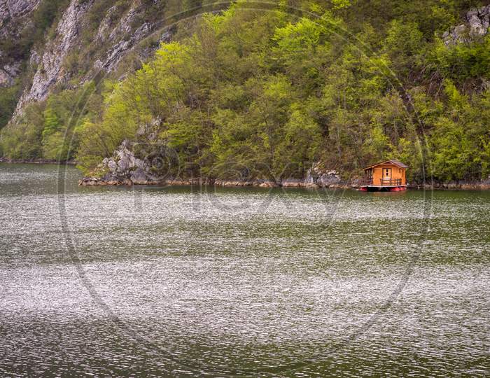 Radoinja Lake In Zlatibor Mountain In Southwestern Serbia