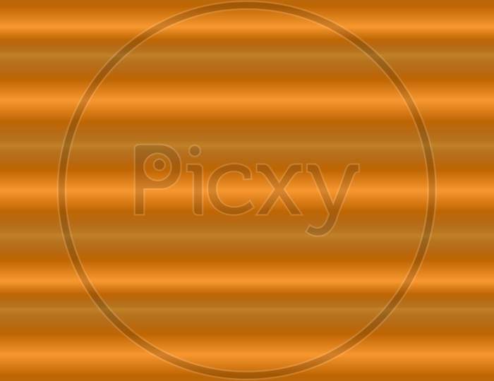 Abstract Brown yellow horizontal gradient texture. 3d illustration studio room. Brown yellow ribbed background horizontal lines art base wooden texture background. For advertisement, product display.