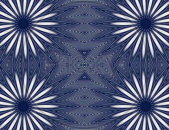 Star Pattern For Design. Abstract Decorative Vintage Texture.