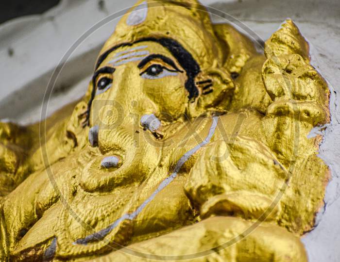 Close up of lord ganesha