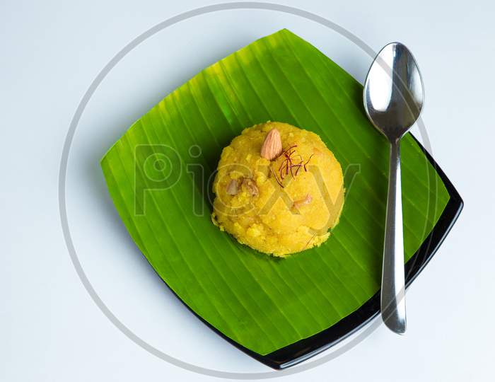 Indian dessert dish - Traditional indian Sweet dish - kesari bath