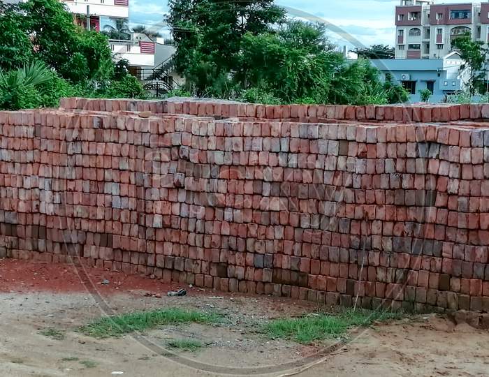 Red soil bricks