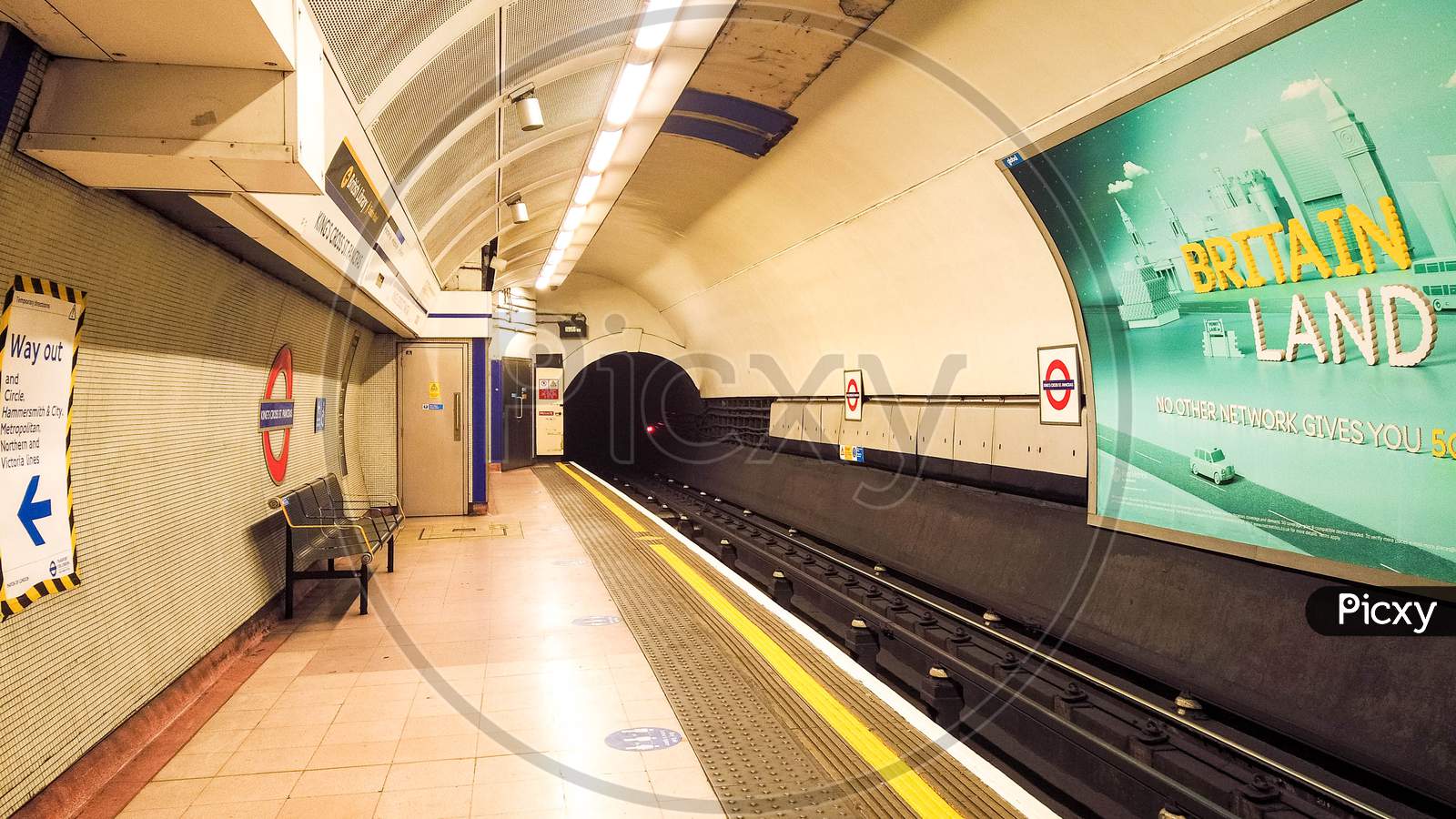 London Underground Train Station