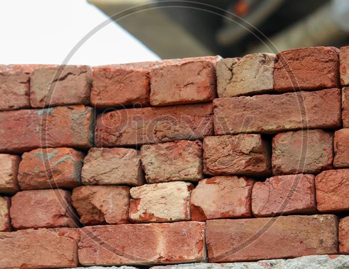 brickwork arranged in an order