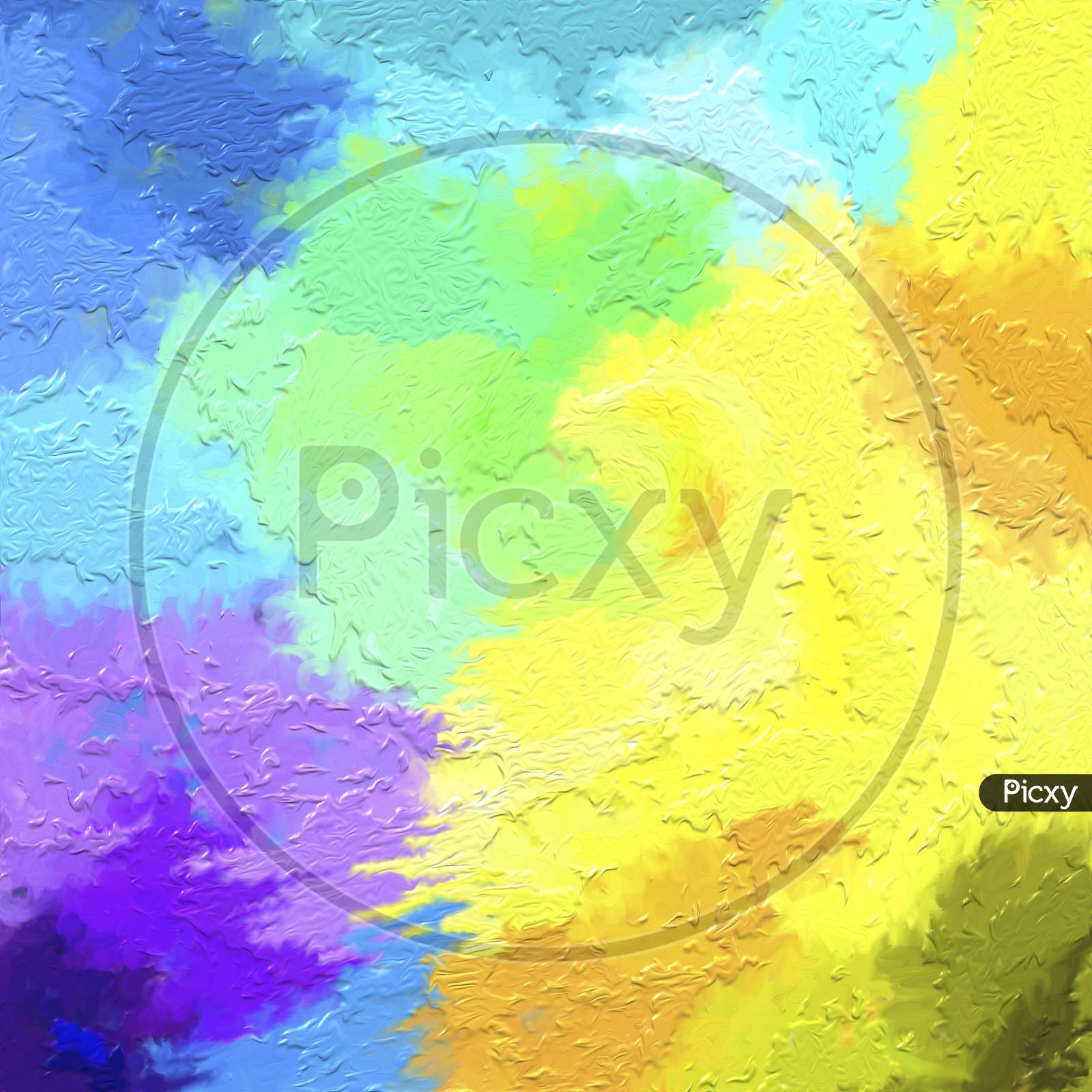 Abstract Colorful Liquid Painting Background