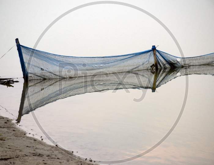 fishing net abstract photography