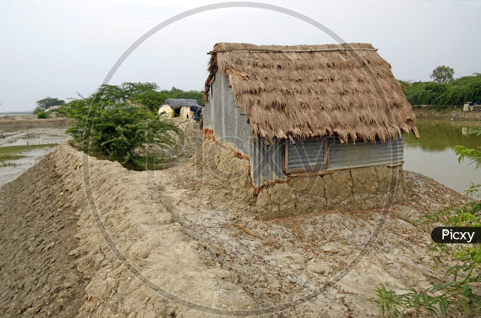 fisherman house at rural west bengal