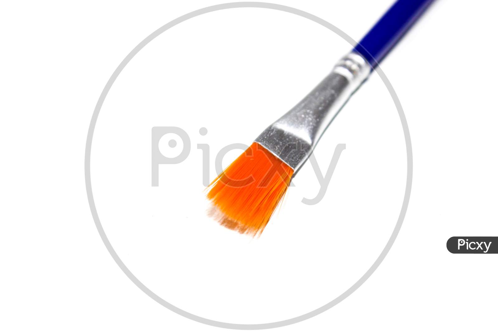 A picture of painting brush on white background