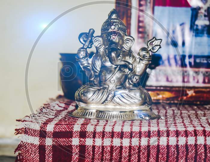 Silver Lord Ganesha