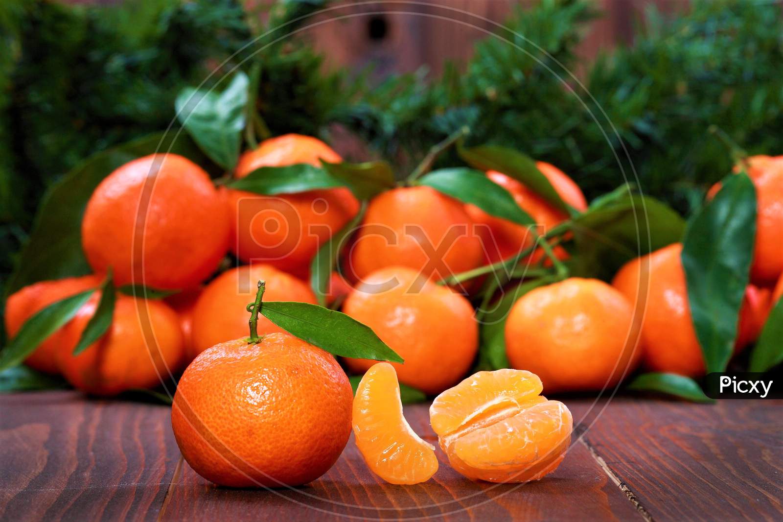 Sweet & Beautiful Orange Closeup. Many Fresh Orange Image.