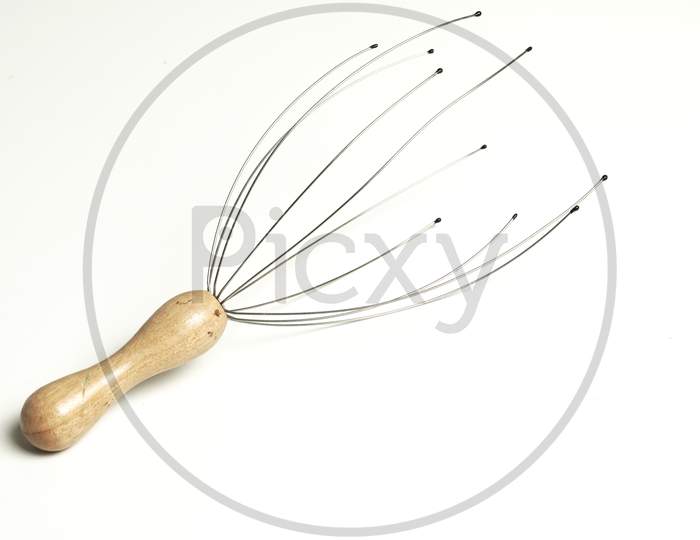 Head Massager With White Background.