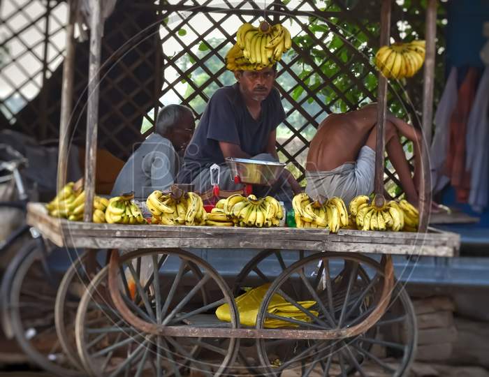 Bananas seller