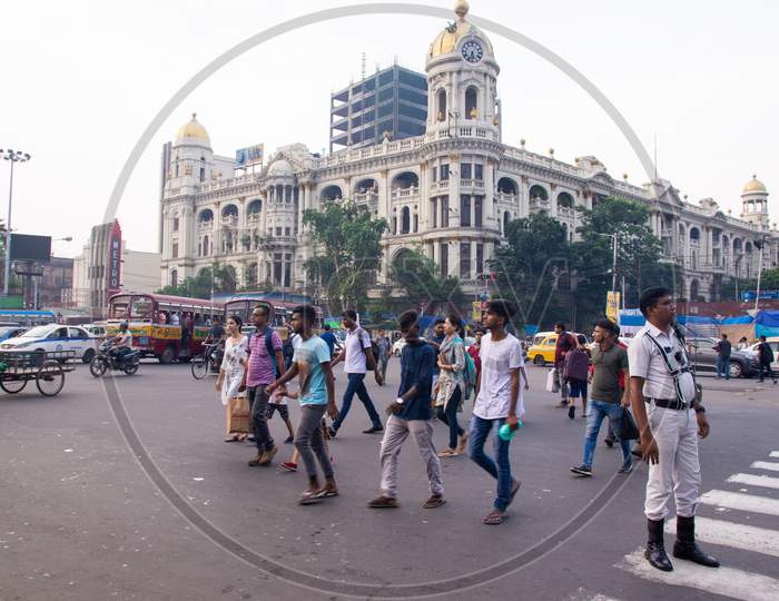 Kolkata Metropolitan colonial heritage building.