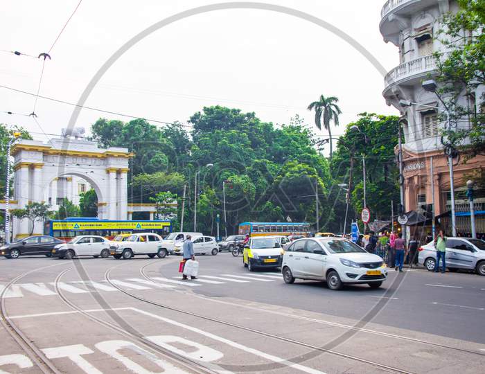 Gateway of Raj bhavan or governor house in Kolkata