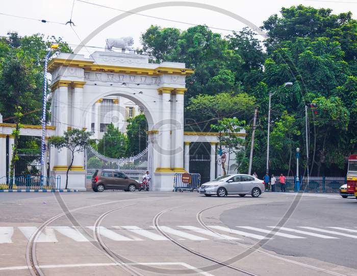 Gateway of Raj bhavan or governor house in Kolkata