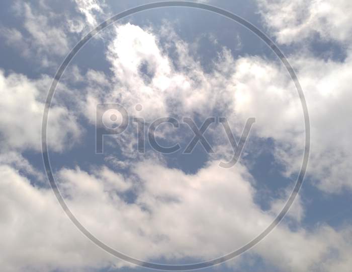 Landscape photography of white clouds and blue sky