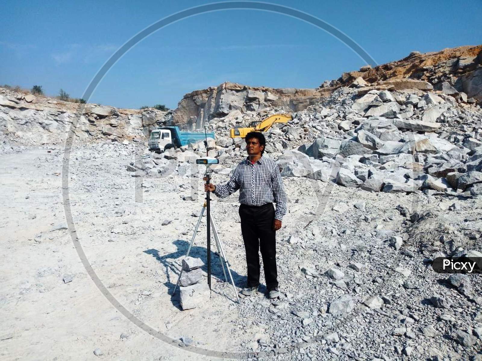 Granite mines DGPS ETS survey