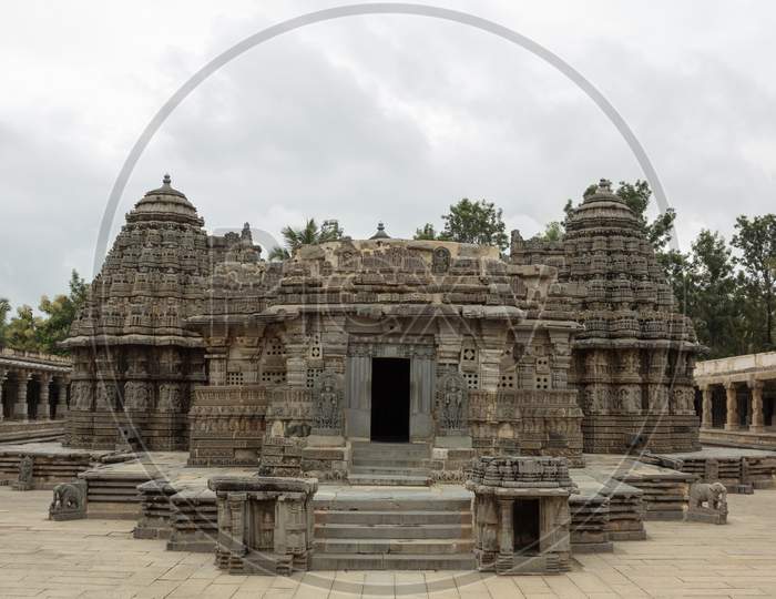 the Keshava stone temple at Somanathapura in Karnataka/India.