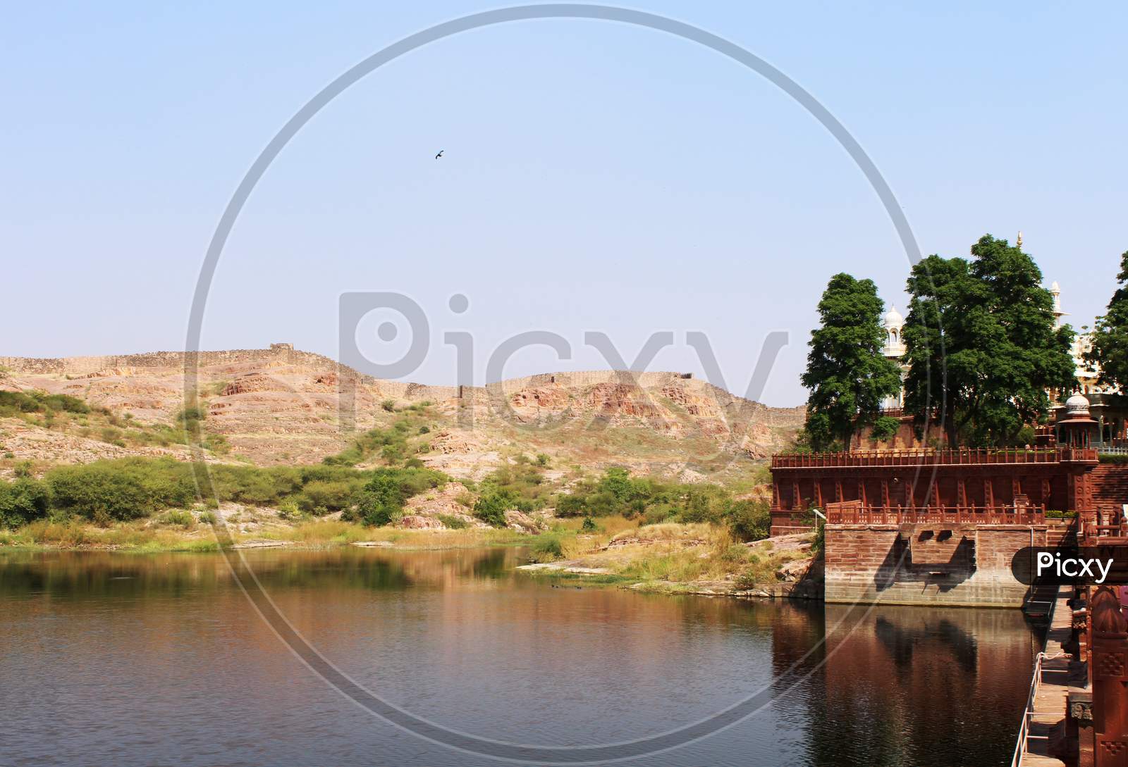 scenic view of the surroundings around Jaswant Thada