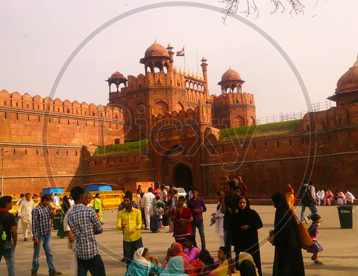 A picture of red fort