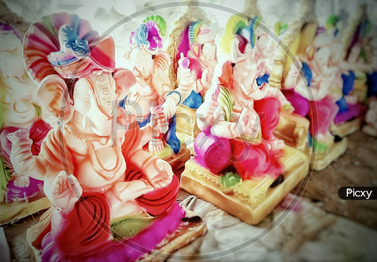 Idols of Lord Ganesha