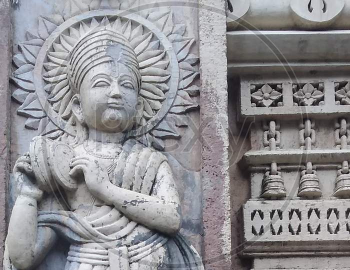 Old Krishna statue