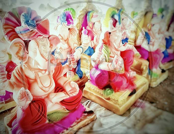 Idols of Lord Ganesha