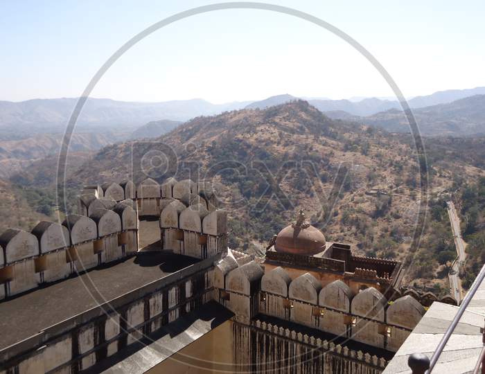 Kumbhalgarh Is A Mewar Fortress On The Westerly Range Of Aravalli Hills, In The Rajsamand District Near Udaipur Of Rajasthan State In Western India