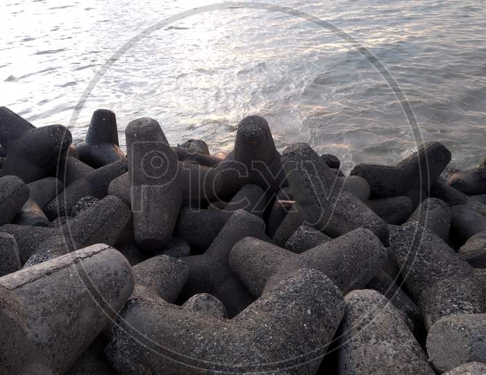 rocks of marine