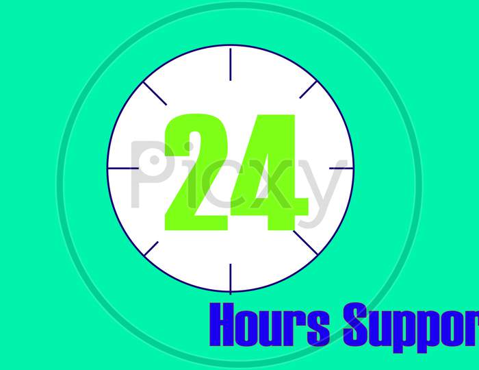 24 hours support art