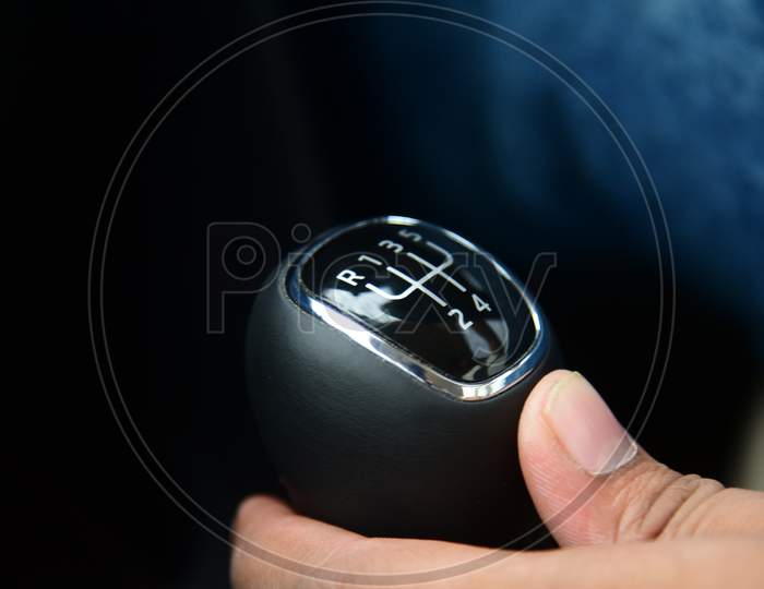 Hand On Car Manual Gear