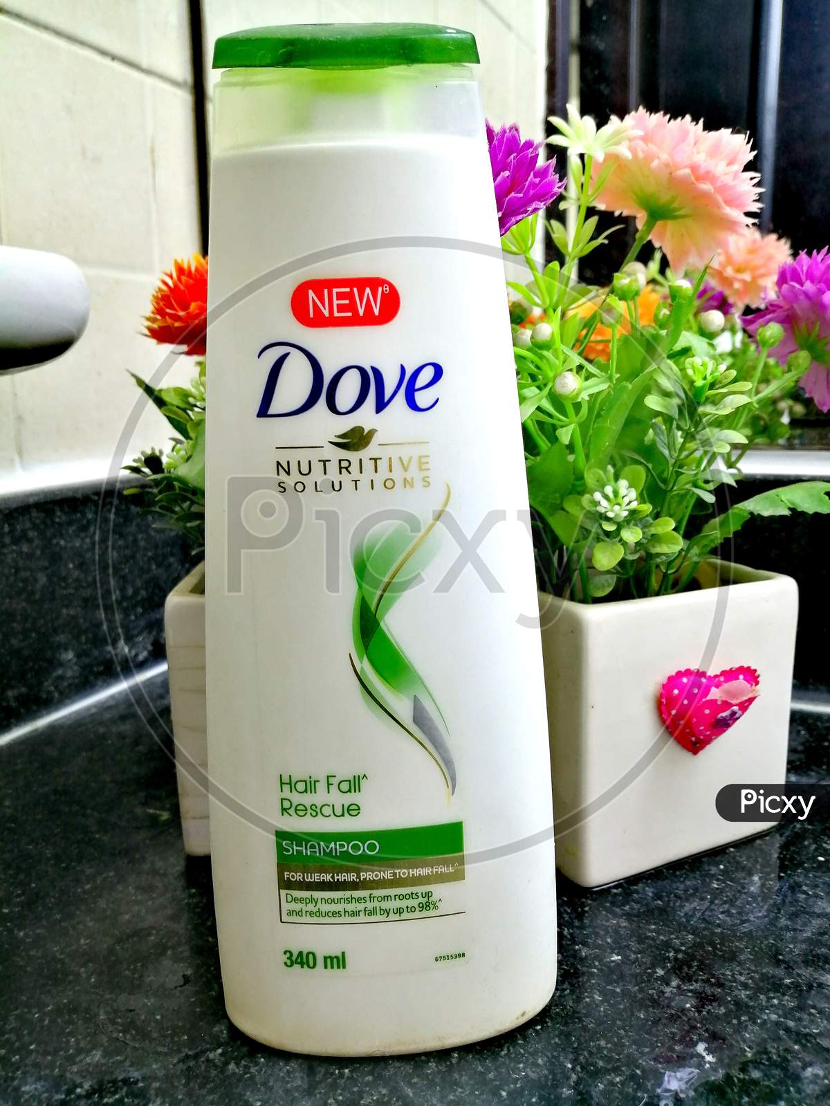Dove shampoo in the bathroom