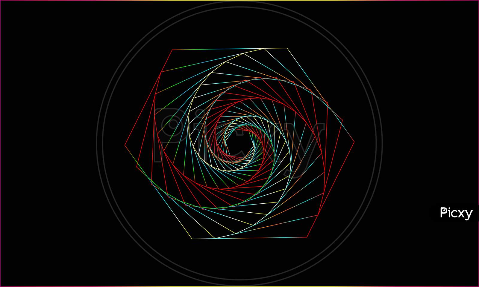 spiral multicolor Art & Illustration