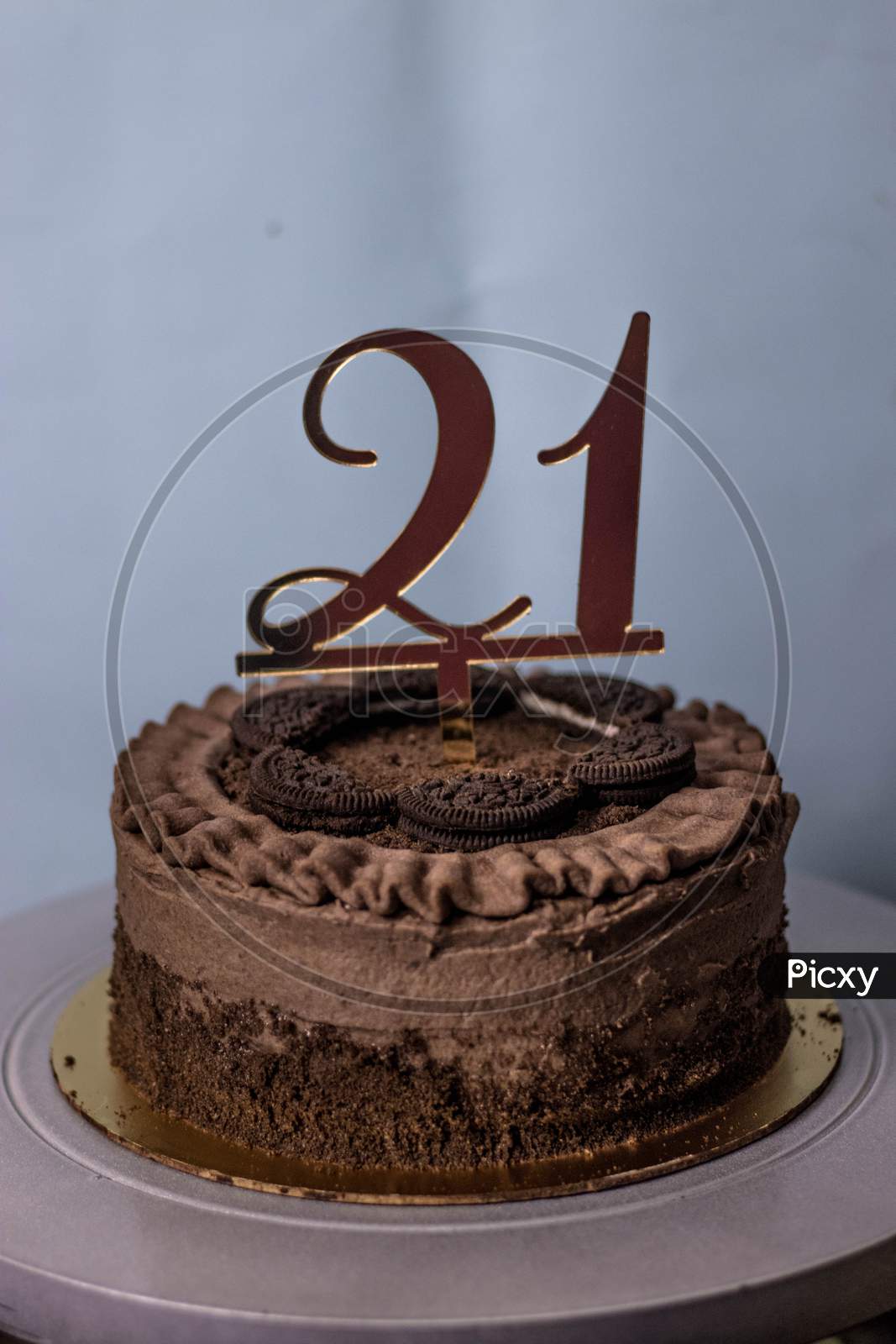 Oreo chocolate 21st birthday cake