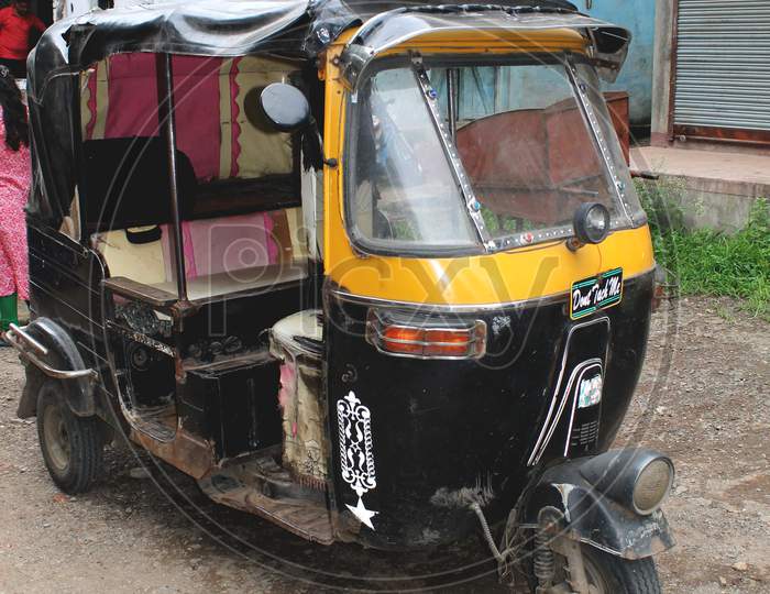 Auto Rickshaw Local Transport in India