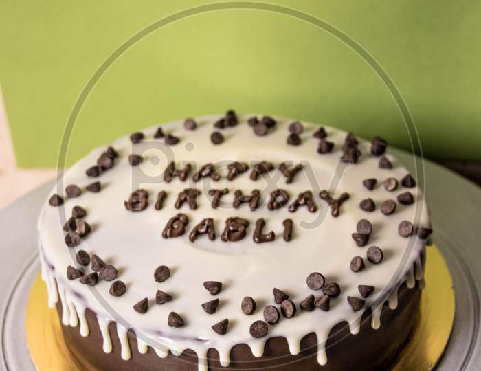 ❤️ Colorful Flowers Birthday Cake For Babu Dada