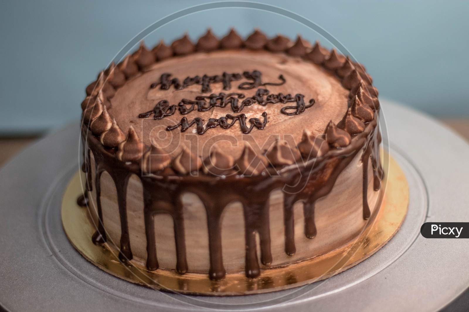 Chocolate sweet truffle birthday cake