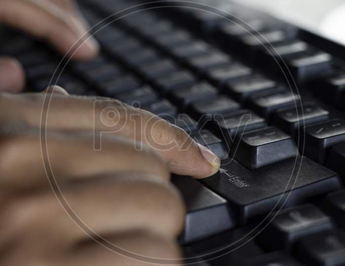 Black Desktop Keyboard