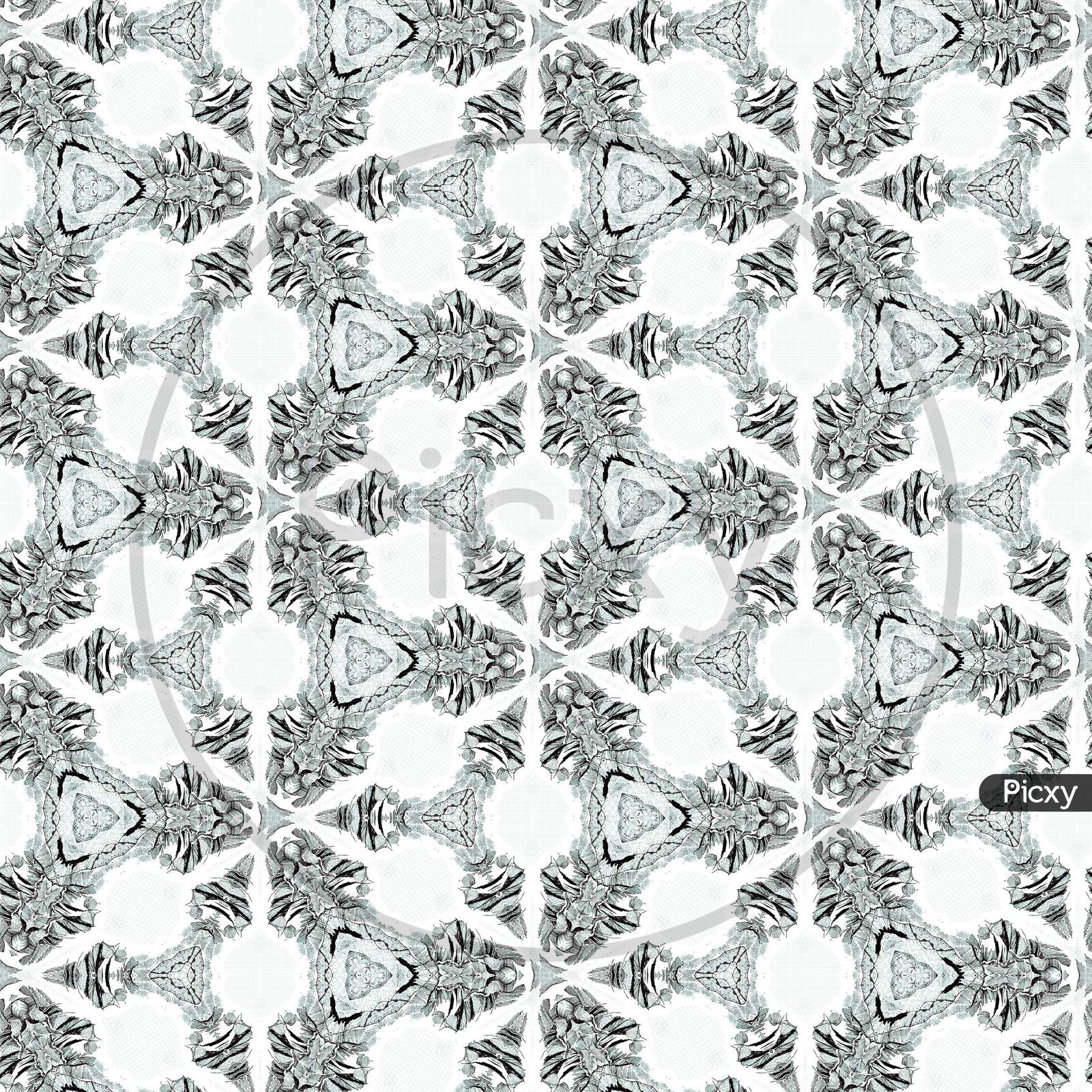 Monochromatic Patterns And Designs On Solid Sheet Of Wallpaper. Concept Of Home Decor And Interior Designing