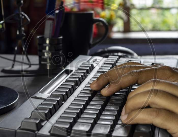 Black Desktop Keyboard