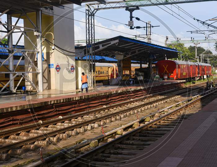 Indian railways Trivandrum Central Railway station, Kerala